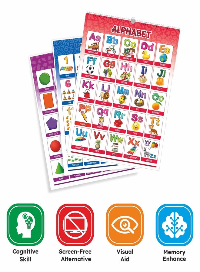 YUIOP - Senior Kids Educational Charts - 20 Subjects - Double-Sided Laminated - Waterproof - Wiro Bound - Ideal for Learning - Interactive Toy - Image 5